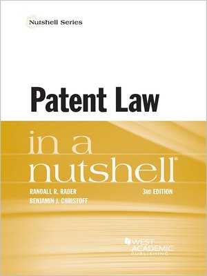 cover image of Patent Law in Nutshell